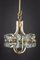 Small Brass and Crystal Glass Pendant from Sische, Germany, 1970s 9