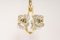 Small Brass and Crystal Glass Pendant from Sische, Germany, 1970s 4