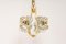 Small Brass and Crystal Glass Pendant from Sische, Germany, 1970s, Image 4