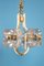 Small Brass and Crystal Glass Pendant from Sische, Germany, 1970s 11