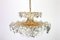 Gilt Brass and Crystal Glass Chandelier by Kinkeldey, Germany, 1970s 5