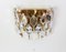 Golden Gilded Brass and Crystal Sconces by Palwa, Germany, 1970s, Set of 2 4