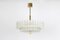 Lámpara de araña alemana con tubos de cristal de Murano de Doria, años 60, Imagen 7