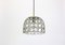 German Iron and Clear Glass Pendant Lights by Limburg, 1960s 4