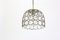 German Iron and Clear Glass Pendant Lights by Limburg, 1960s 9