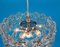 German Chrome and Crystal Glass Chandelier by Kinkeldey, 1970s, Image 9