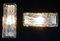 German Murano Ice Glass Vanity Sconces by Kaiser, 1970s, Set of 2, Image 6