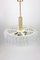 Large German Murano Ice Glass Tubes Chandelier by Doria, 1970s, Image 5