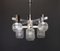 Large Italian Chrome Chandelier from Sciolari, 1960s, Image 2