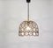 German Iron and Clear Glass Pendant Lights by Limburg, 1960s, Image 6