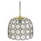 German Iron and Clear Glass Pendant Lights by Limburg, 1960s, Image 1