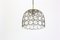 German Iron and Clear Glass Pendant Lights by Limburg, 1960s 7