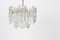 Large Austrian Murano Ice Glass Chandelier by Kalmar, 1960s 2