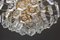 Huge German Gilt Brass and Crystal Glass Chandelier by Kinkeldey, 1960s, Image 4