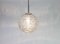 Lámpara colgante alemana en forma de bola de cristal de Murano de Doria, años 70, Imagen 4