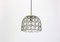 German Iron and Clear Glass Pendant Lights by Limburg, 1960s 3