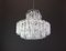 German Murano Ice Glass Tubes Chandelier by Doria, 1960s, Image 6