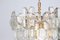 Austrian Gilt Brass Murano Glass Chandelier by Palazzo for Kalmar, 1970s, Image 4