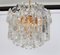 Austrian Gilt Brass Murano Glass Chandelier by Palazzo for Kalmar, 1970s, Image 6