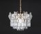 Austrian Gilt Brass Murano Glass Chandelier by Palazzo for Kalmar, 1970s 11