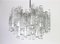 Large Austrian Murano Ice Glass Chandelier by Kalmar, 1960s 4