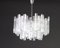 Large Austrian Murano Ice Glass Chandelier by Kalmar, 1960s 7