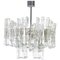 Large Austrian Murano Ice Glass Chandelier by Kalmar, 1960s 1