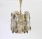 Large Austrian Smoked Murano Glass Chandelier from Kalmar, 1970s 2