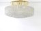 Large German Murano Glass Tubes Chandelier by Doria, 1960s 3