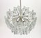 Large Austrian Murano Ice Glass Chandelier by Kalmar, 1960s 8