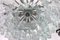 Lámpara de araña austriaca grande de cristal de hielo de Murano de Kalmar, años 60, Imagen 3