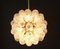 German Sputnik Chandelier with Snow Glass Balls by Doria, 1970s 11