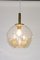 German Murano Glass Ball Pendant Light from Doria Leuchten, 1970s 3