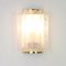 German Brass or Ice Glass Wall Sconces by Doria, 1960s, Image 4