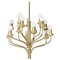 Mid-Century Brass Chandelier from Staff, 1970s 1