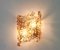 Aplique alemán de latón dorado y cristal de Palwa, años 60. Juego de 2, Imagen 6