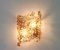 German Golden Gilded Brass and Crystal Sconce by Palwa, 1960s, Set of 2 6