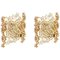 German Golden Gilded Brass and Crystal Sconce by Palwa, 1960s, Set of 2, Image 1