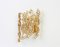 Applique in ottone dorato e cristallo di Palwa, Germania, anni '60, set di 2, Immagine 5