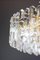 Austrian Gilt Brass Murano Glass Light Fixture by Palazzo for Kalmar, 1970 5