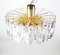 Gilt Brass Murano Glass Light Fixture by Kalmar, Austria, 1970, Image 9