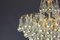 Großer Kronleuchter aus Muranoglas in Tropfenform von Christoph Palme, Deutschland, 1970er 3