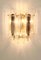 Lampade da parete Kalmar in cristallo, Austria, anni '70, set di 2, Immagine 3