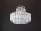 Stunning Murano Ice Glass Tubes Chandelier by Doria, Germany, 1960s 6