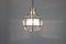 1 of 2 Iron and Clear Glass Pendant Lights by Limburg, Germany, 1960s 5