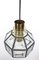 1 of 2 Iron and Clear Glass Pendant Lights by Limburg, Germany, 1960s, Image 2