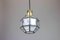 1 of 2 Iron and Clear Glass Pendant Lights by Limburg, Germany, 1960s, Image 4