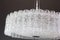 Large Murano Ice Glass Tubes Chandelier by Doria, Germany, 1970s, Image 2