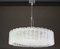 Large Murano Ice Glass Tubes Chandelier by Doria, Germany, 1970s 4