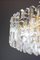 Gilt Brass Crystal Glass Light Fixture from Kalmar, Austria, 1970 4